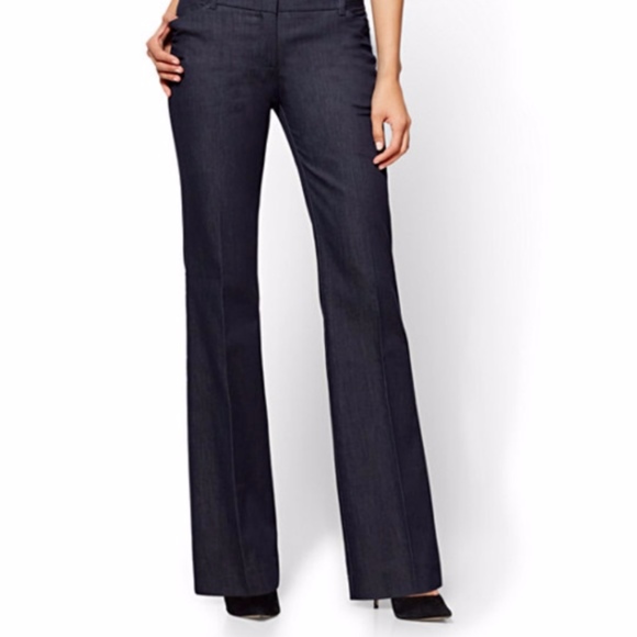 NWT Womens Ann Taylor Loft Original Fit Stretch Dress Trouser Pants Slacks Grey